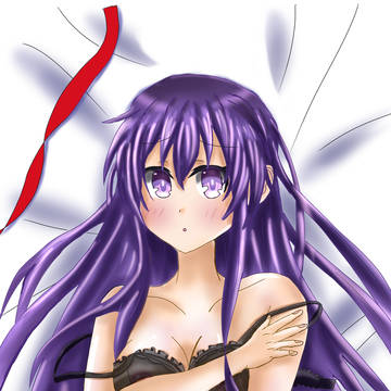 十香ちゃん抱き枕風イラスト(ノーマル)