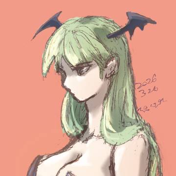 モリガン横顔