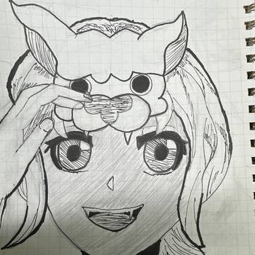 褐色シーサー