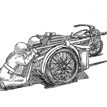 ニンバス 対戦車ライフルサイドカー