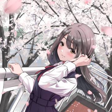 桜舞う、春日和