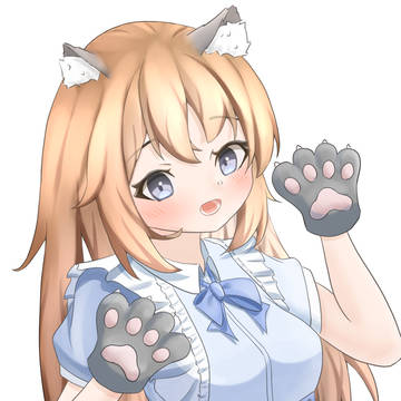 猫耳メイドの女の子