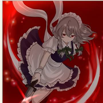 紅霧異変の咲夜（多分）