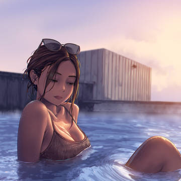 濡れる時