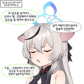 코코나가 당근을 먹게 하는 법