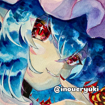 【東方Project】レミリア&パチュリー描いてみた