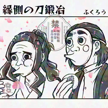 縁側でお花見刀鍛冶