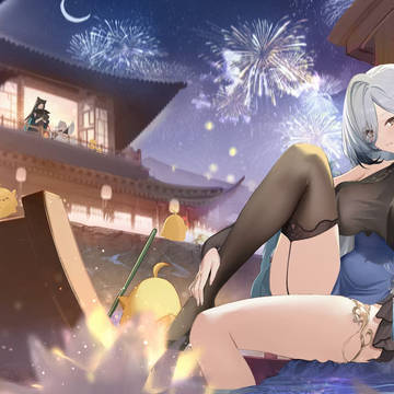 国服碧蓝航线大年初一贺图