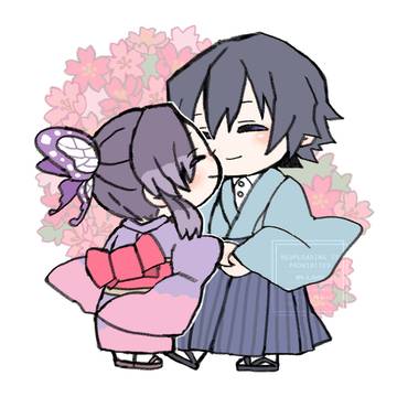 ぎゆしの桜エフェクト※生存if