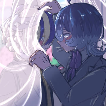 カーテン越しの春色 (学パロ💜💛)