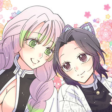 蜜璃ちゃんとしのぶちゃん