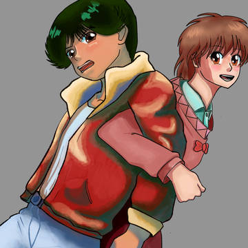 浦飯幽助と雪村螢子
