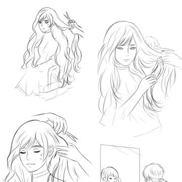 Girls Gets a Haircut