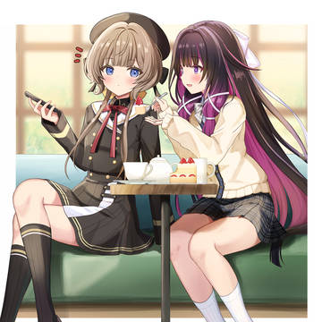 制服なコロンビーナとサンドローネ