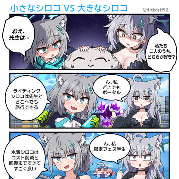 작은 시로코 VS 큰 시로코