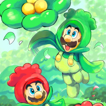 フラワーマリオ＆フラワールイージ