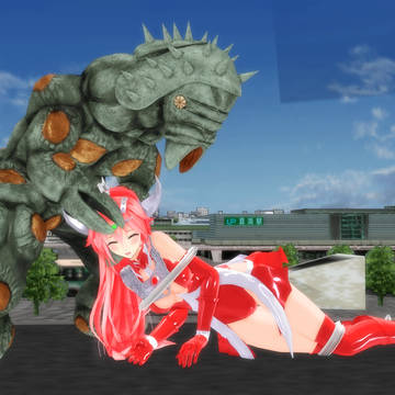 2大怪獣タロウ娘に迫る!(1/2)