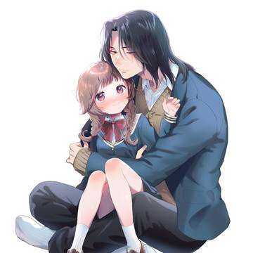 【創作男女】大きい男の子と小さい女の子の漫画①