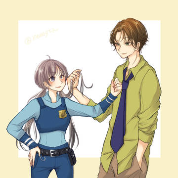 ズートピア　ニクジュディ　擬人化