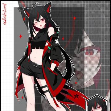 🖤🦊「ジロジロ見すぎだ変態」