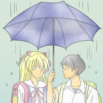 4月、雨、嘘。