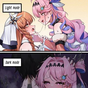 She has two side