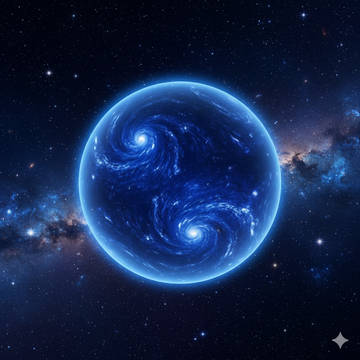 Geminiで生成した青い惑星