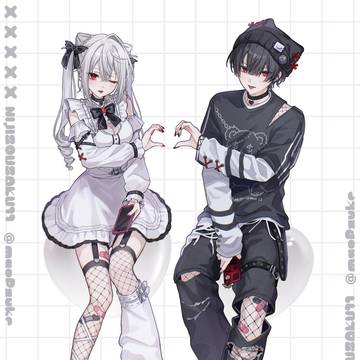 🤍🖤地雷系