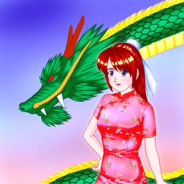 チャイナドレスなおにゃの娘直し