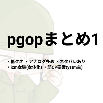 pgopまとめ1