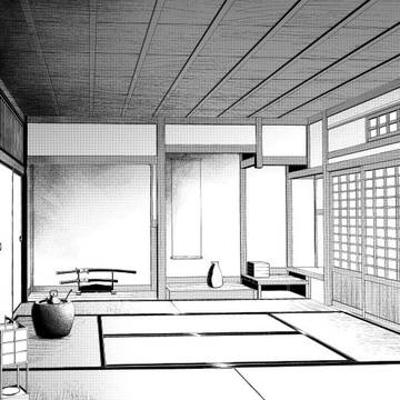 背景素材・和室01（コミスタ・クリスタ用）