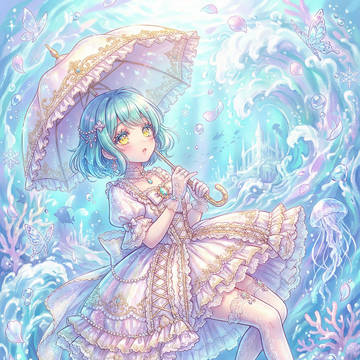蒼泡の夢を抱く人魚姫