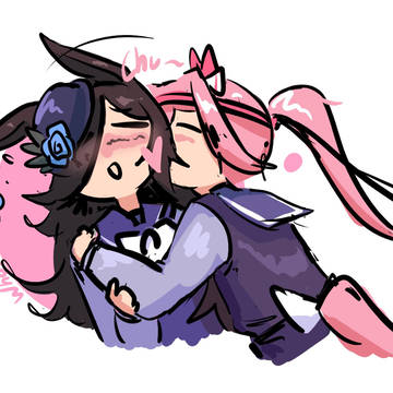 HaruRice Cheek Kiss