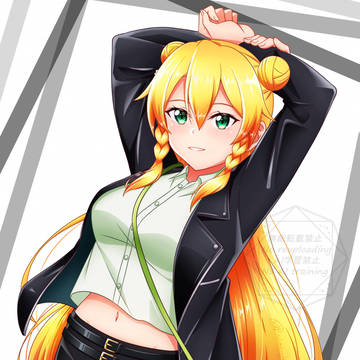 ライダースジャケットのリーファちゃん〜！