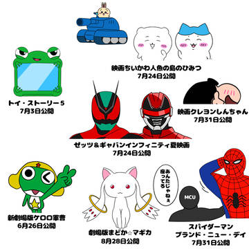 見たい映画が夏に渋滞している件