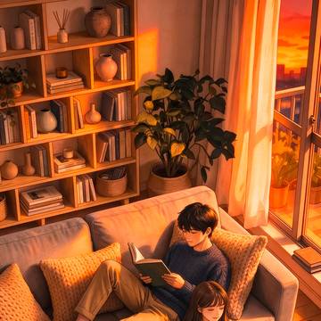 今日は一日読書日和/スマホ壁紙アーカイブ