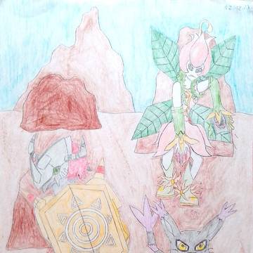 Wargreymon Lilimon Blacktailmon