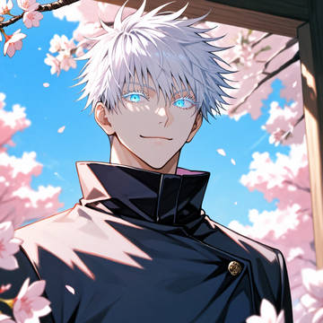 五条悟と桜