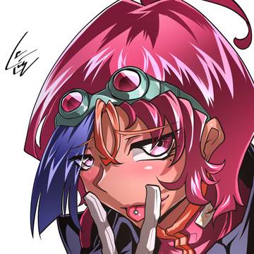 舌ピアス見せつけ女体化バスク