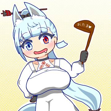 割烹着分霊ちゃん