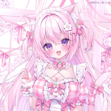 みてみて!新しいメイド服だよっ🍓🌸
