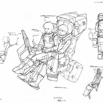 ν-GUNDAM コックピットカプセル
