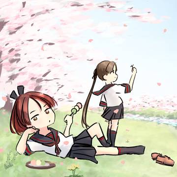 春の夢　 梢の花