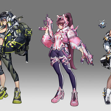 女武神小隊: 突破重圍 人物設計