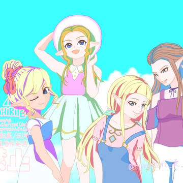 現代私服ゼルダ姫s
