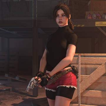 Behind you Claire