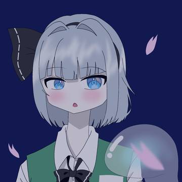 夜桜×妖夢ちゃん