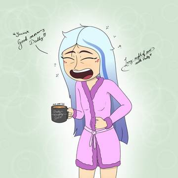 Andrea woke up