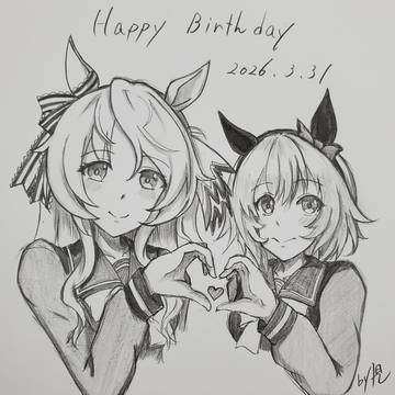 誕生日の二人から、お祝い返しファンサ。