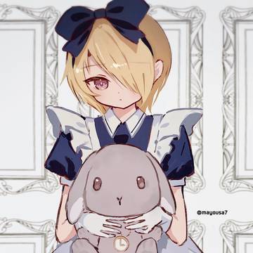 アリスっぽい絵（女装）